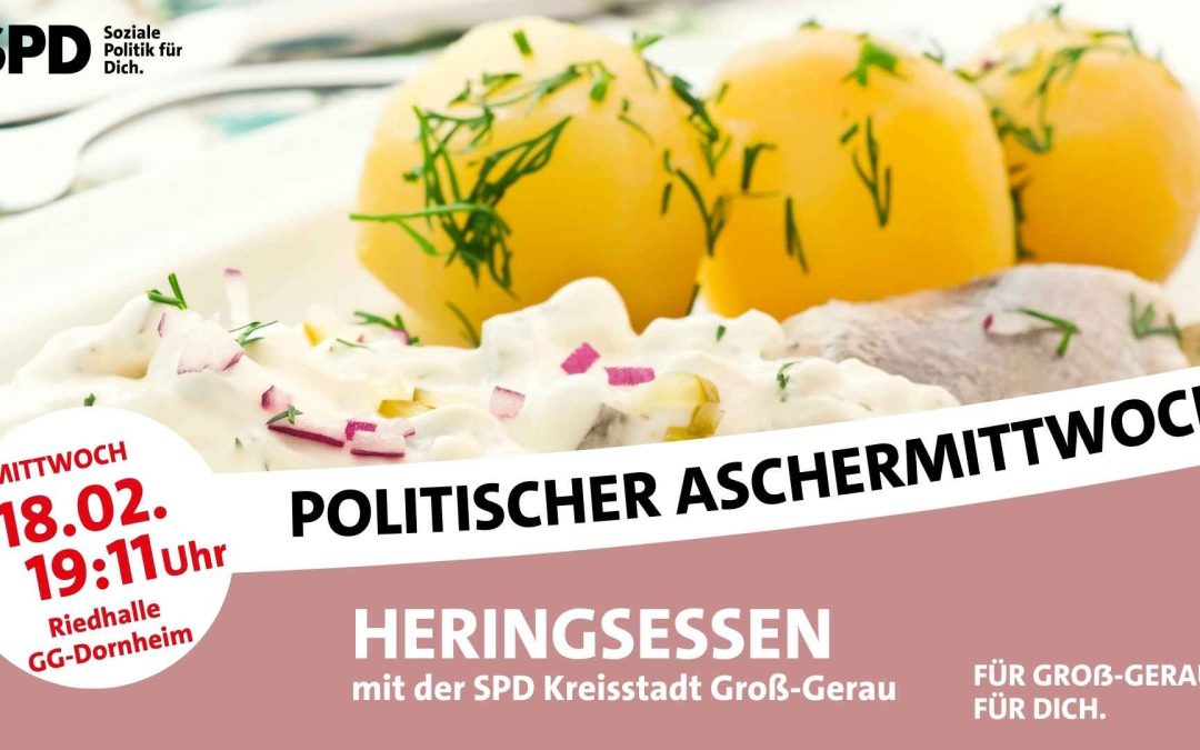 SPD Heringsessen – Politischer Aschermittwoch 2026