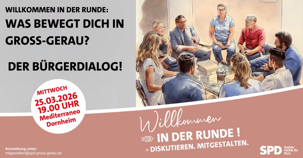 Willkommen in der Runde - Bürgerdialog